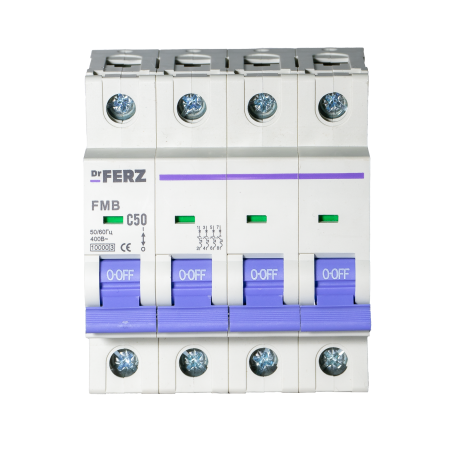 FMB-C 10kA 4P 50 х-ка C Автоматический выключатель